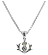 Keith Jack Silver Thistle Pendant